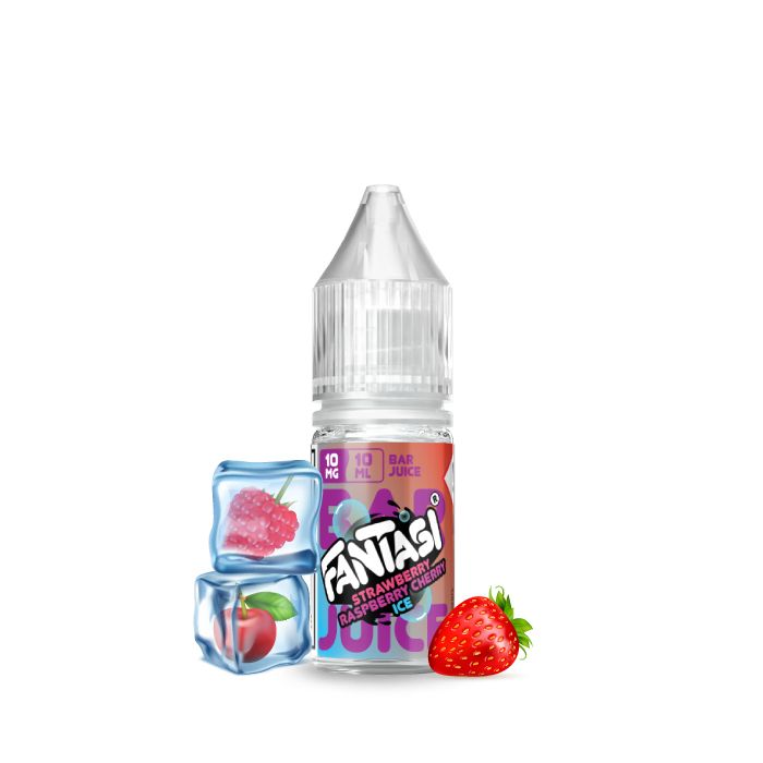 734952 Strawberry Raspberry & Cherry Ice Fantasi Bar Juice E-Liquid